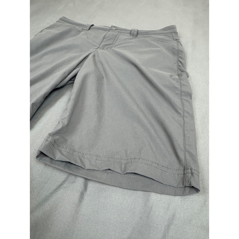 Eddie Bauer Travex Gray Hiking Shorts Womens 8 Nylon Performance Bermuda Outdoor - Picture 10 of 16
